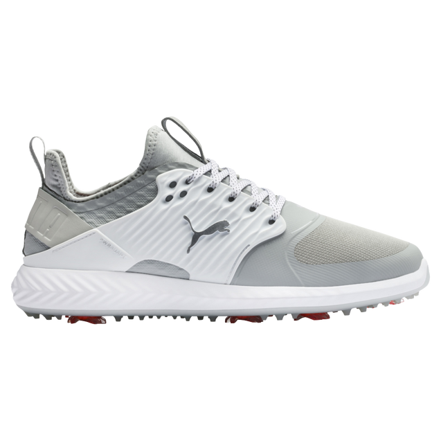 Men's Ignite PWRAdapt Caged Spiked Golf Shoe - White/Grey | PUMA