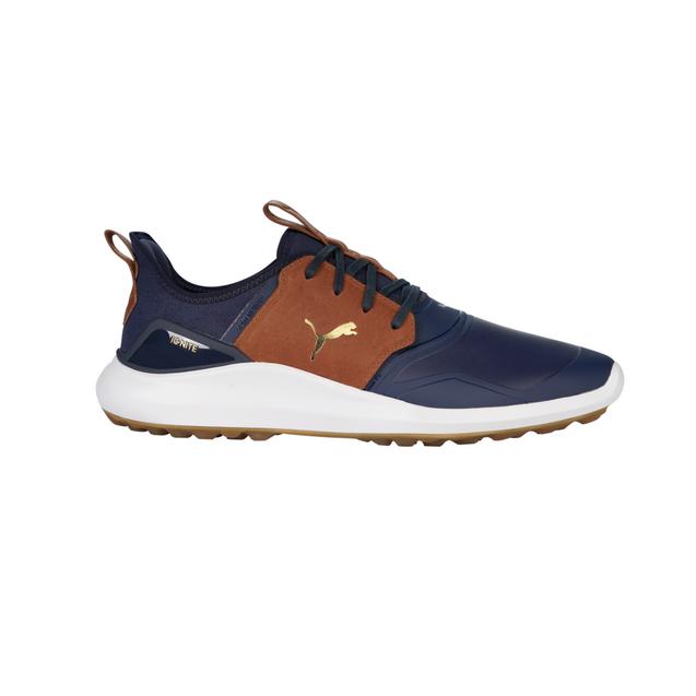 Chaussures Ignite NXT Crafted sans crampons pour hommes - Bleu marine/Brun