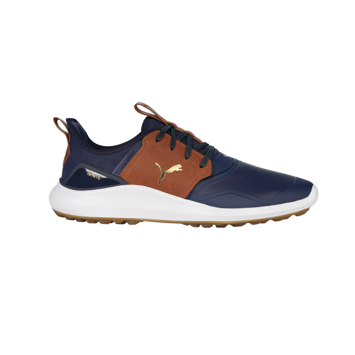 Men's Ignite NXT Crafted Spikeless Golf Shoe - Navy/Brown