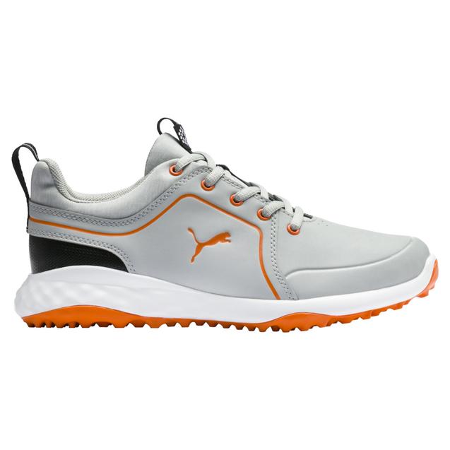 Junior Grip Fusion 2.0 Spikeless Golf Shoe - Grey/Orange