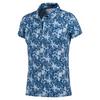 Women's Roses Printed Short Sleeve Polo
