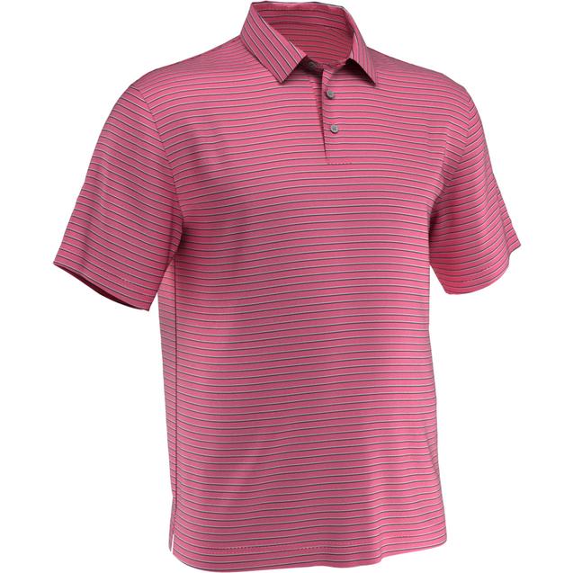 Men's 3-Colour Stripe Short Sleeve Polo