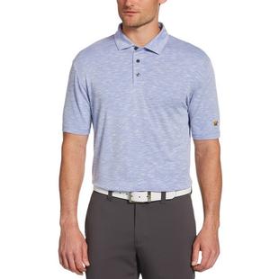 Men's Heather Slub Short Sleeve Polo