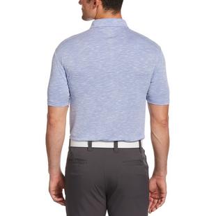 Men's Heather Slub Short Sleeve Polo