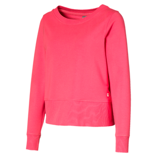 Women's Crewneck Zip Fleece Sweater