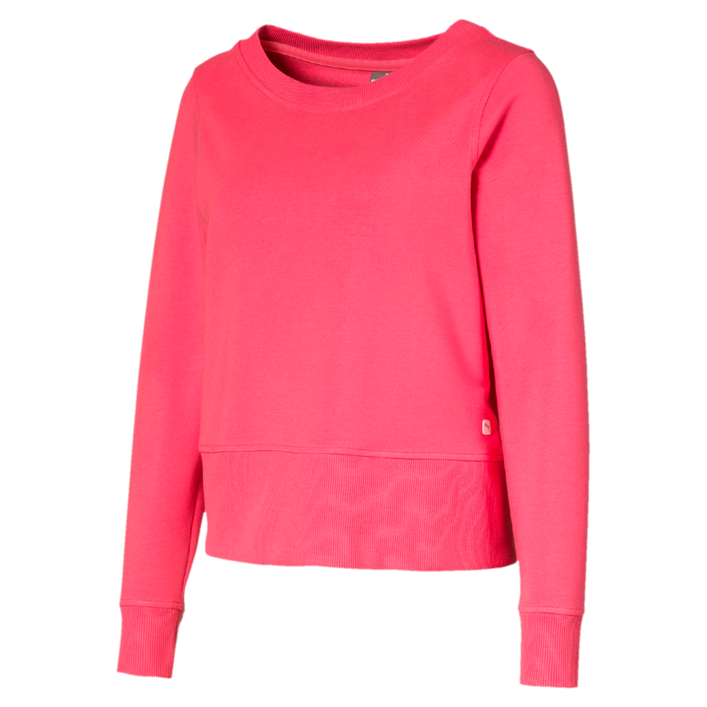 Women's Crewneck Zip Fleece Sweater