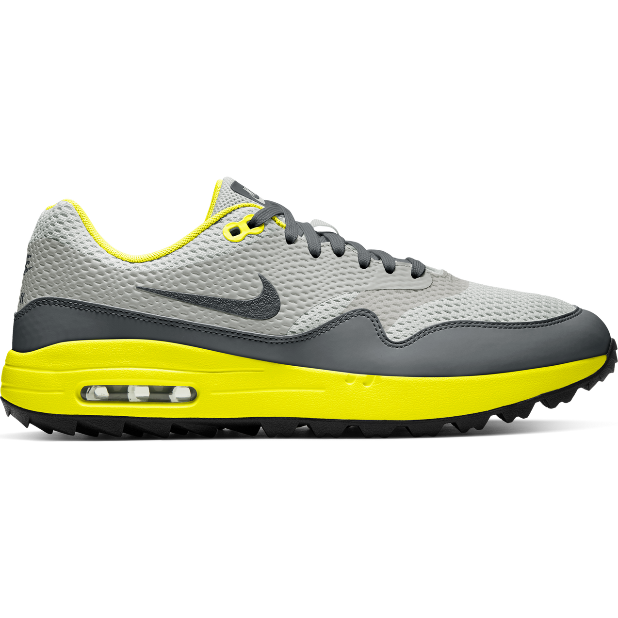 Men's Air Max 1 G Spikeless Golf Shoe - Grey/Yellow