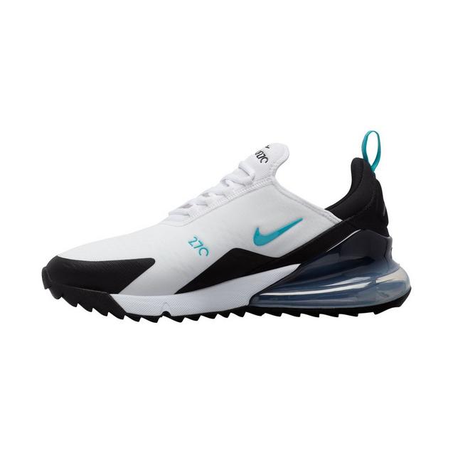Air Max 270 G Spikeless Golf Shoe - White/Black/Teal | NIKE | Golf