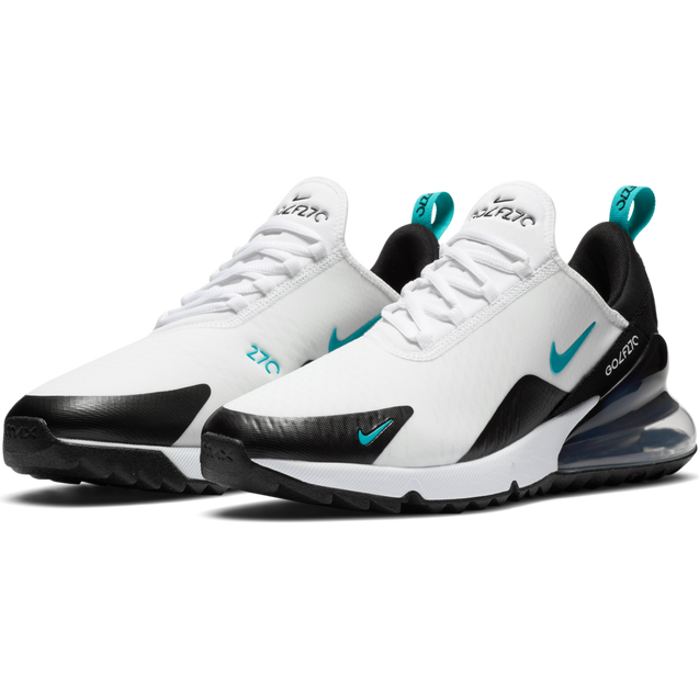 Air Max 270 G Spikeless Golf Shoe - White/Black/Teal | NIKE | Golf