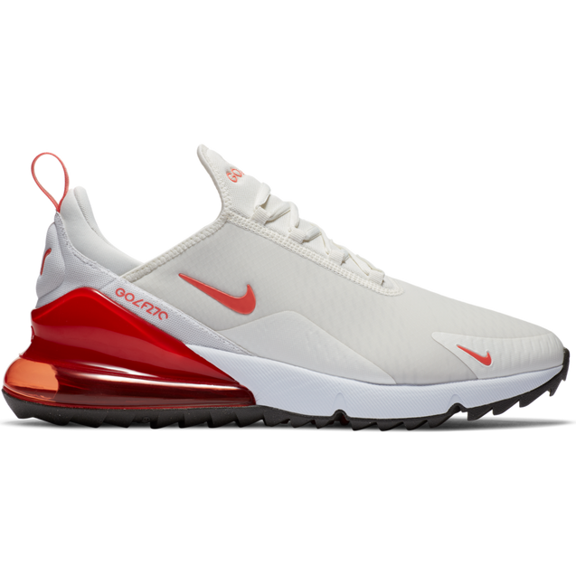 Men's Air Max 270 G Spikeless Golf Shoe - Ivory/Red | NIKE | Golf