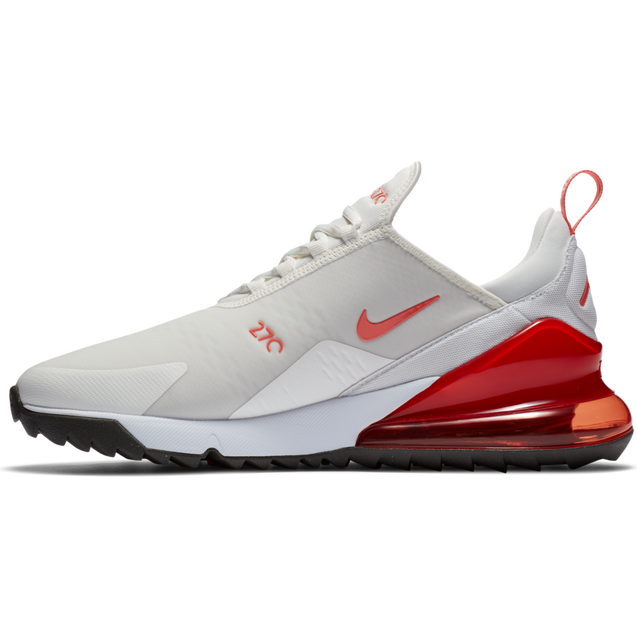 Men's Air Max 270 G Spikeless Golf Shoe - Ivory/Red | NIKE | Golf