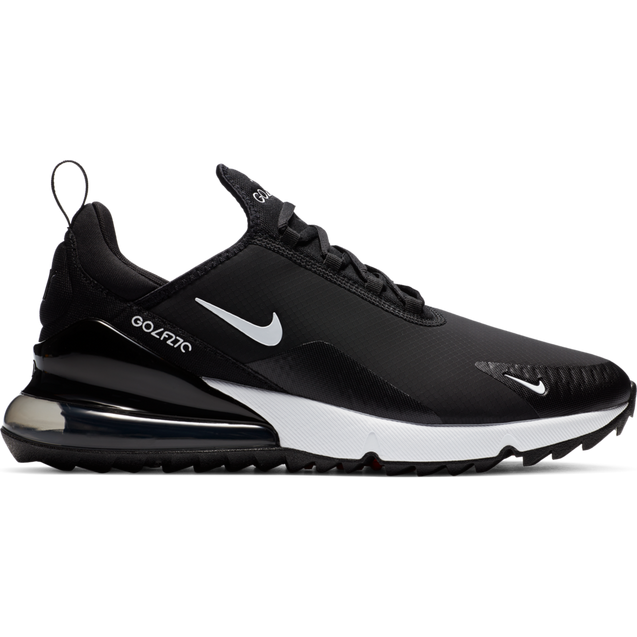 Chaussures Air Max 270 G sans crampons pour hommes Noir Blanc