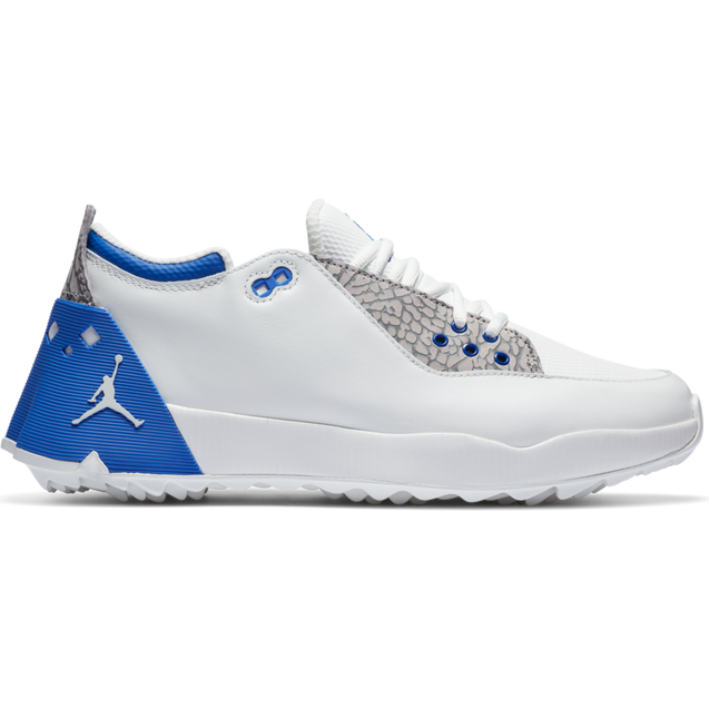 Men's Air Jordan ADG 2  Spikeless Golf Shoe - White/Blue NIKE
