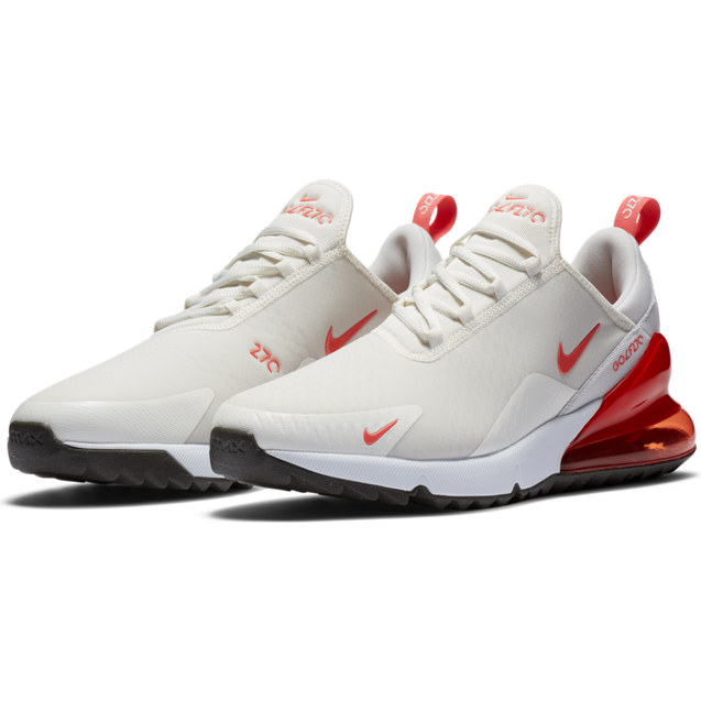 Women's Air Max 270 G Spikeless Golf Shoe - Ivory/Red | NIKE