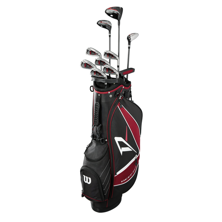 Deep Red Tour Package Set with Cart Bag