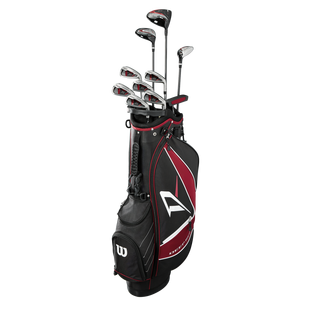 Deep Red Tour Senior Package Set with Cart Bag WILSON
