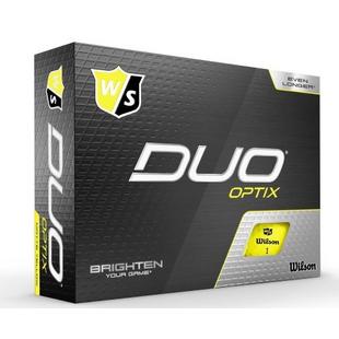 Duo Optix Golf Balls - Yellow