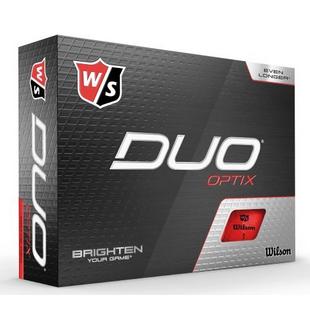 Duo Optix Golf Balls - Red