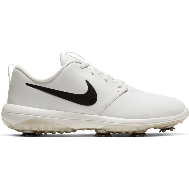 Chaussures Roshe G Tour à crampons pour hommes - Blanc/Noir