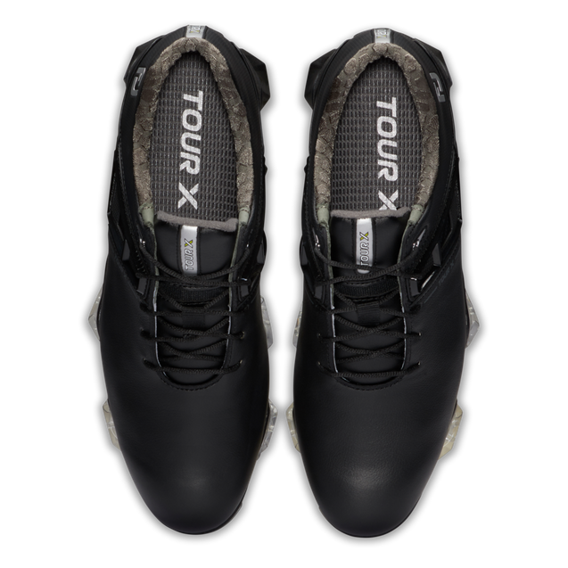 Men's Tour X Spiked Golf Shoe - Black | FOOTJOY | Golf Shoes