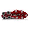 Men's Tour X Boa Spiked Golf Shoe - White/Red