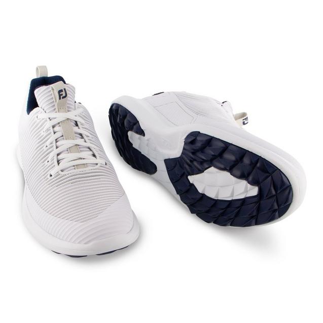 Men's Flex XP Spikeless Golf Shoe - White/Navy | FOOTJOY | Golf