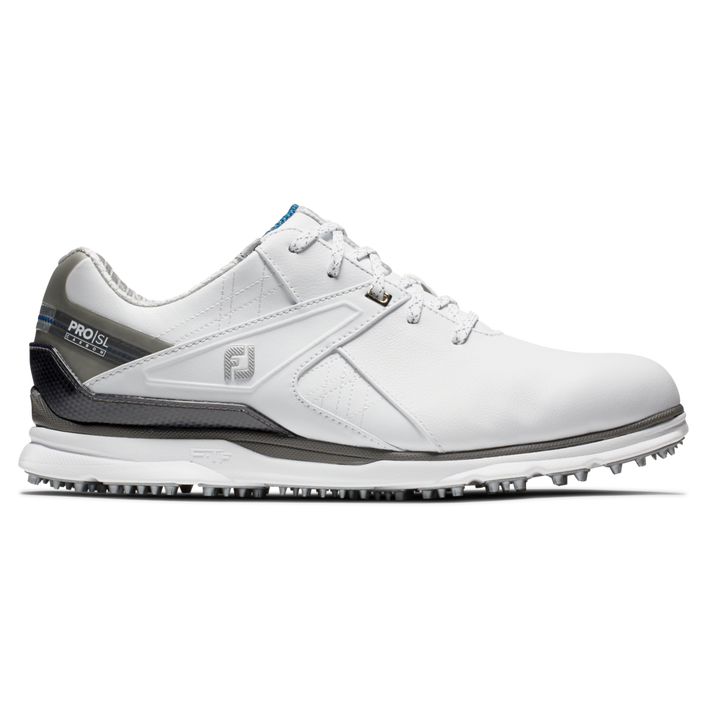Men's Pro SL Carbon Spikeless Golf Shoe - White/Grey | FOOTJOY | Golf ...