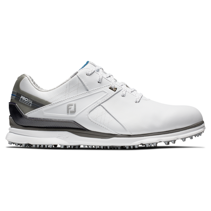 Men's Pro SL Carbon Spikeless Golf Shoe White/Grey FOOTJOY Golf