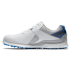 Men's Pro SL Spikeless Golf Shoe - White/Blue/Grey