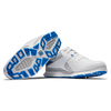 Men's Pro SL Spikeless Golf Shoe - White/Blue/Grey