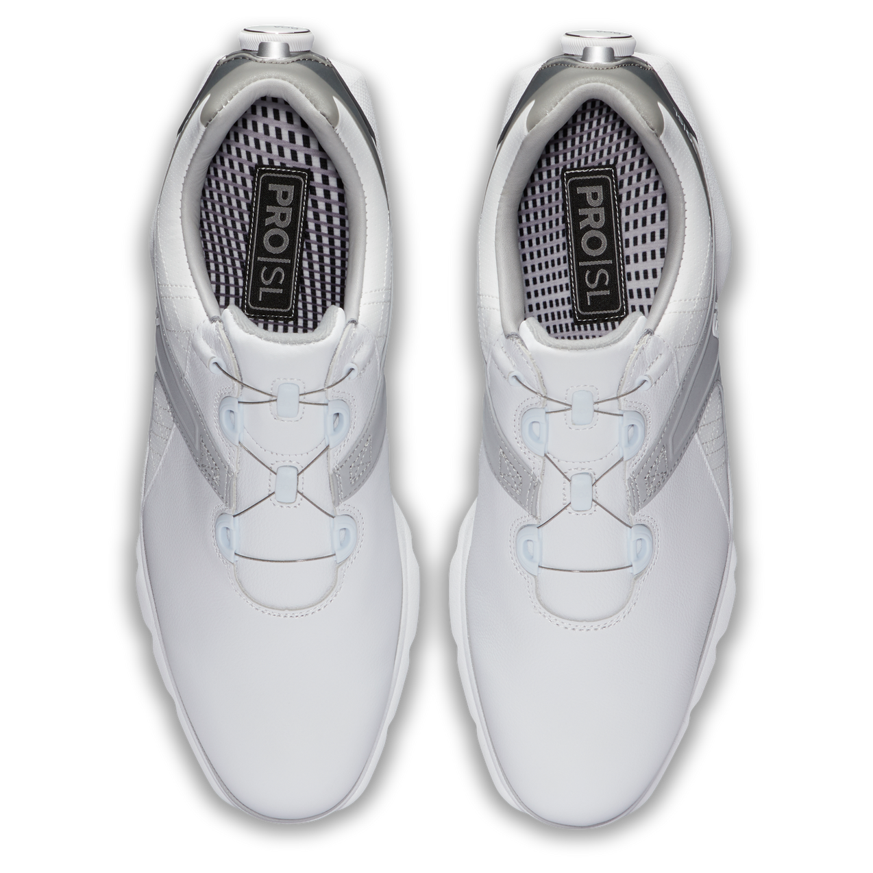 Men's Pro SL Boa Spikeless Golf Shoe - White/Grey