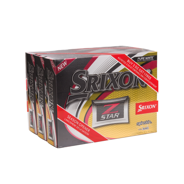 Z-Star Season Opener 2+1 Golf Balls SRIXON