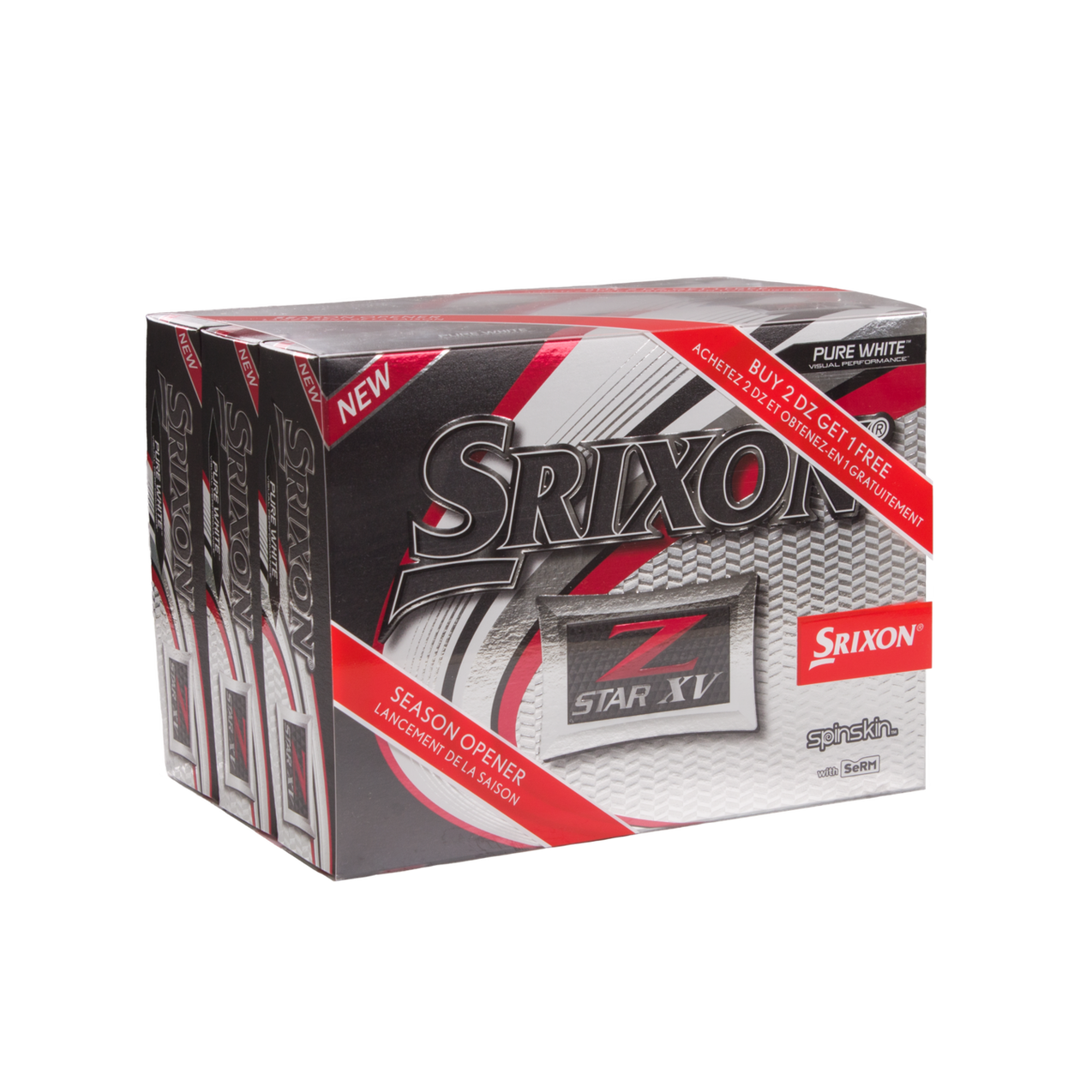 Z-Star XV Season Opener 2+1 Golf Balls | SRIXON | Golf Balls