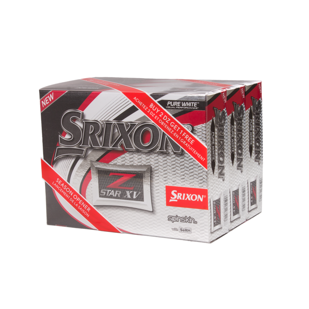 Z-Star XV Season Opener 2+1 Golf Balls | SRIXON | Golf Balls