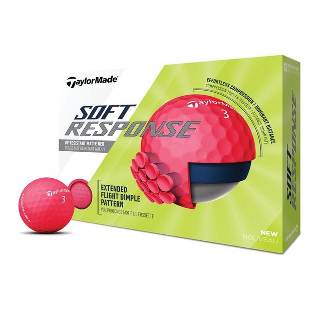 Balles Soft Response - Rouge TAYLORMADE
