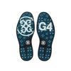 Men's Skull Embossed Gallivanter Spikeless Golf Shoe - White/Black