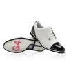 Women's Cap Toe Gallivanter Spikeless Golf Shoe - White/Black
