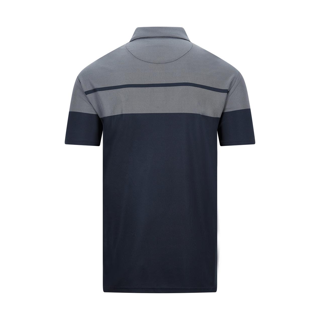 Men's Birdseye Block Short Sleeve Polo