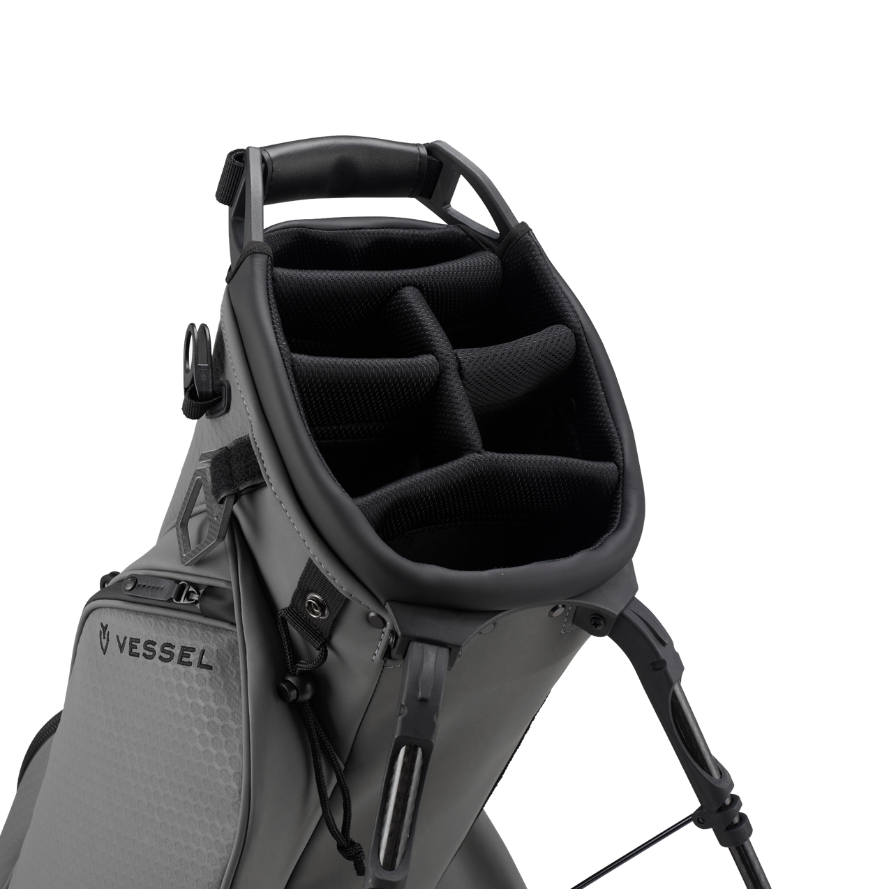 Player 2.0 Stand Bag - 6 Way | VESSEL | Golf Bags | Men's | GREY