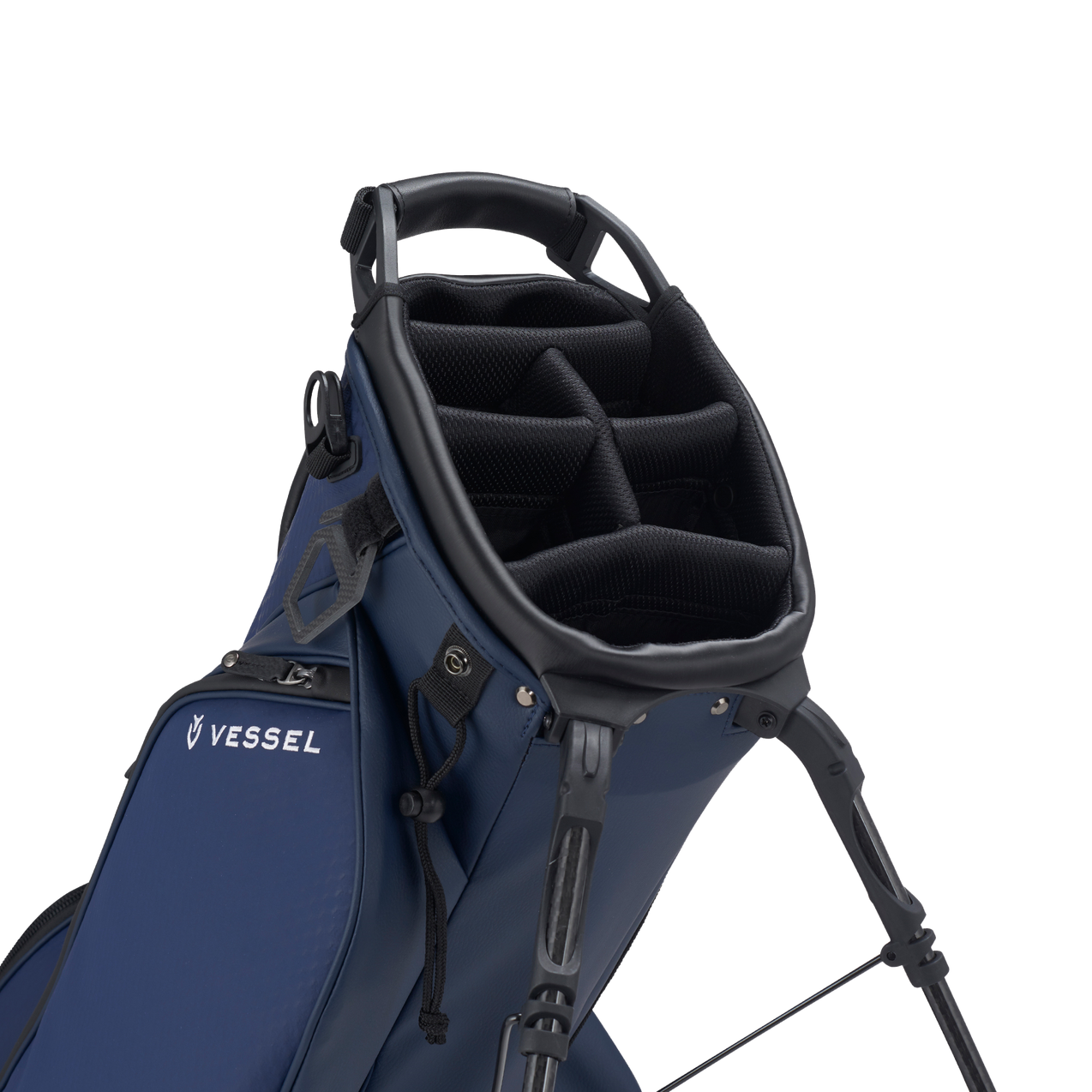 VESSEL ネイビー　Player 2.0 stand Player V Pro Golf Stand Bag | Premium Design - Black