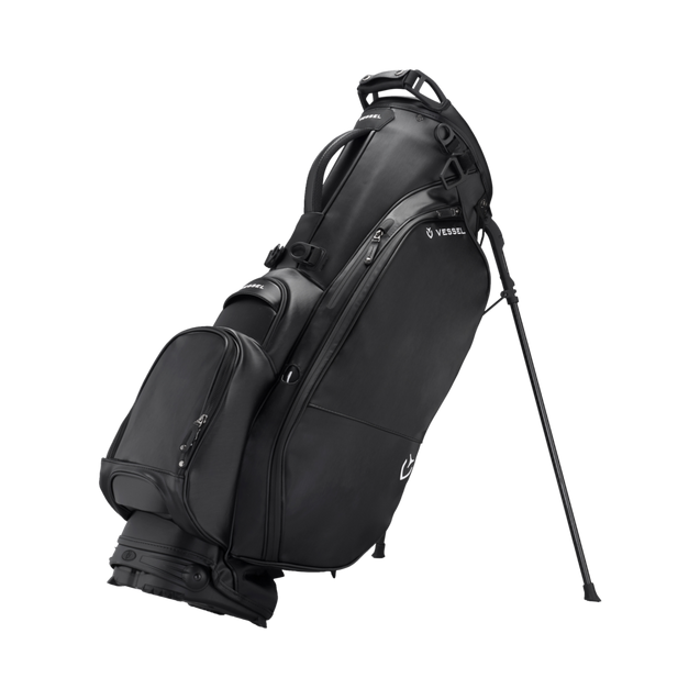 Player 2.0 Stand Bag - 14 Way | VESSEL | Golf Bags | Men's | BLACK