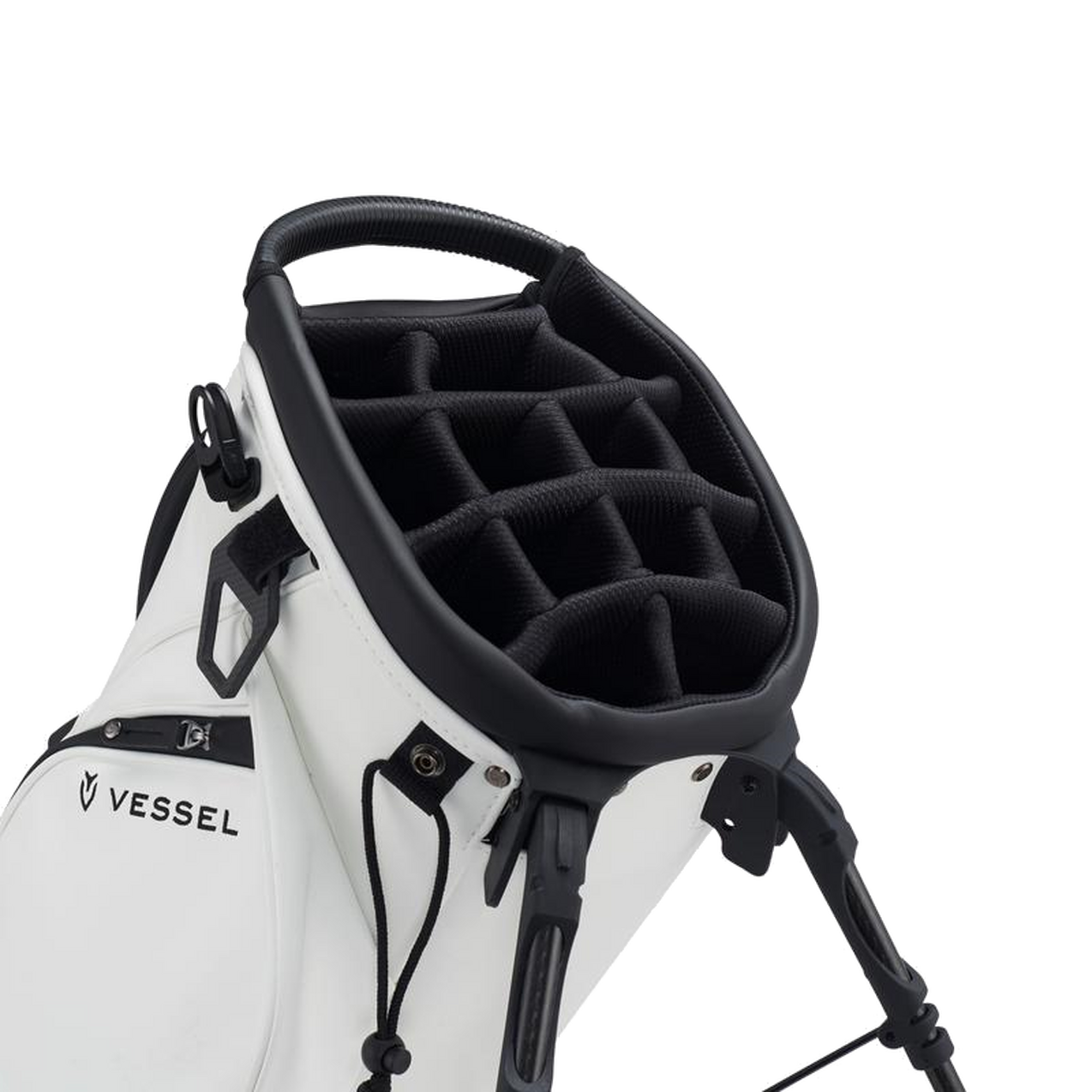 Player 2.0 Stand Bag - 14 Way | VESSEL | Golf Bags | Men's | WHITE