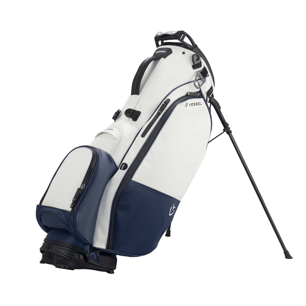 Player 2.0 Stand Bag - 14 Way | VESSEL | Golf Bags | Men's | WHITE