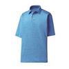 Men's Space Dye Lisle Self Collar Short Sleeve Polo