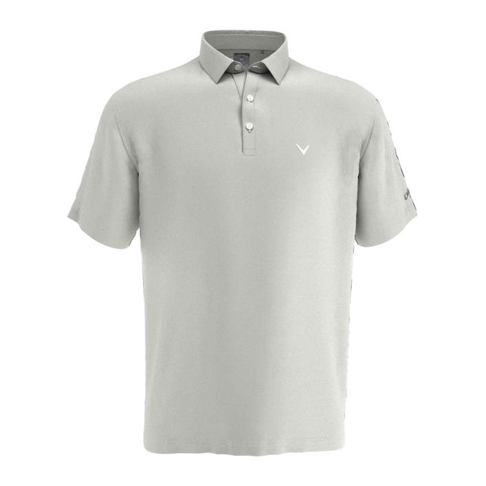 Men's Fine Line Stripe Short Sleeve Polo