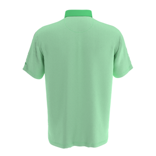 Men's Birdseye Colourblock Short Sleeve Polo