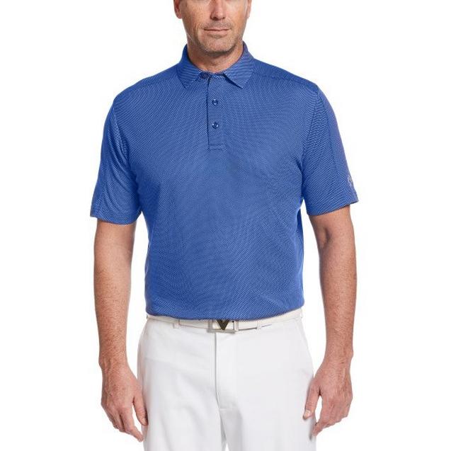 Men's Jacquard Short Sleeve Polo
