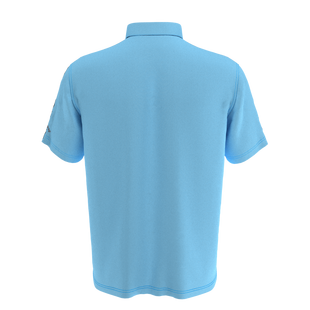 Men's Fine Line Stripe Short Sleeve Polo