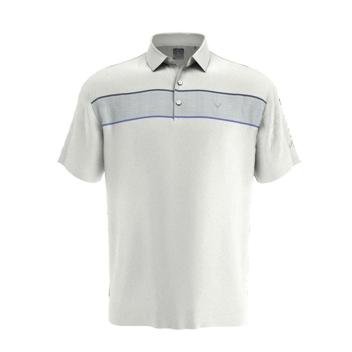 Men's Engineered Space Dye Oxford Short Sleeve Polo