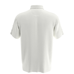 Men's Engineered Space Dye Oxford Short Sleeve Polo